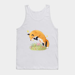 Cute fox jumping Tank Top